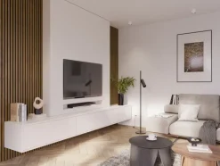 Kleurstaal lattenwand Decowall Acoustic rustiek eiken 25x30cm