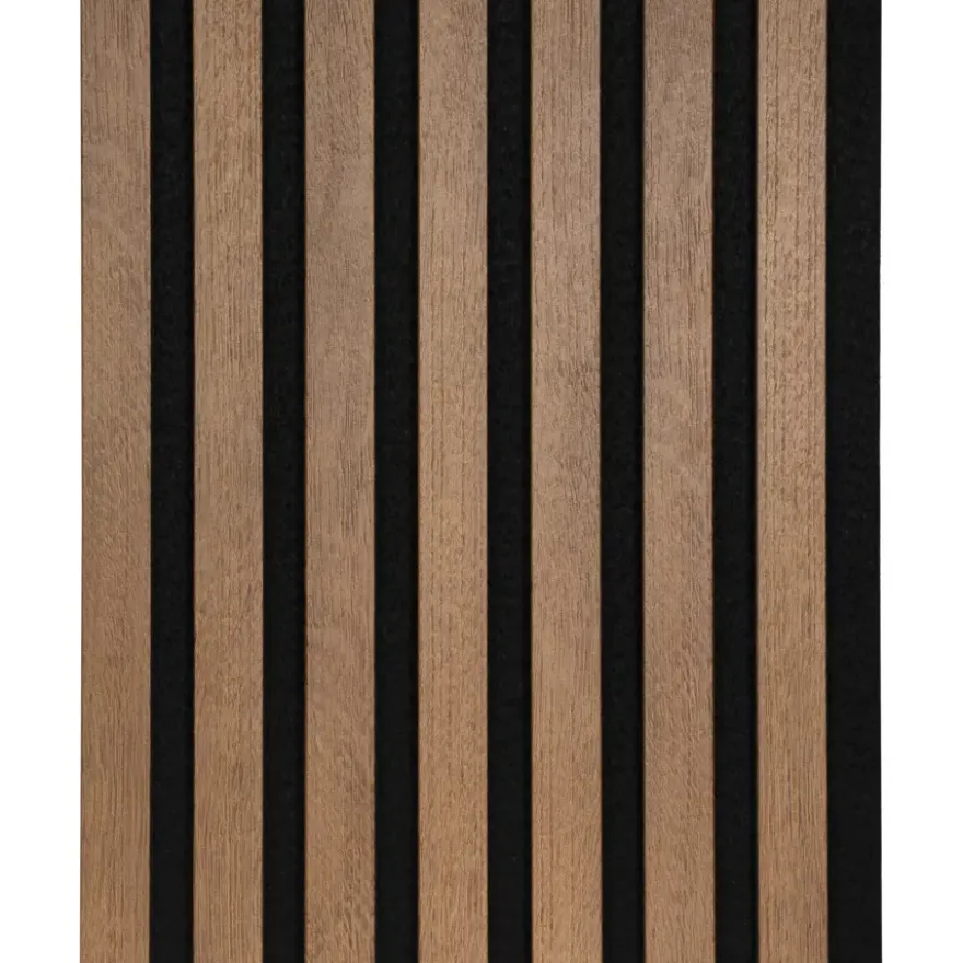 Kleurstaal lattenwand Decowall Acoustic rustiek eiken 25x30cm
