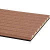Kleurstaal lattenwand Decowall Acoustic Curve terra 25x30cm