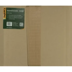 Kleurstaal lattenwand Decowall Acoustic brons eiken 25x30cm
