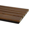 Kleurstaal lattenwand Decowall Acoustic Blend walnoot 25x30cm