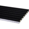 Kleurstaal lattenwand Decowall Acoustic zwart 25x30cm