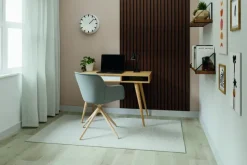 Kleurstaal lattenwand Decowall Essential walnoot 25x30cm