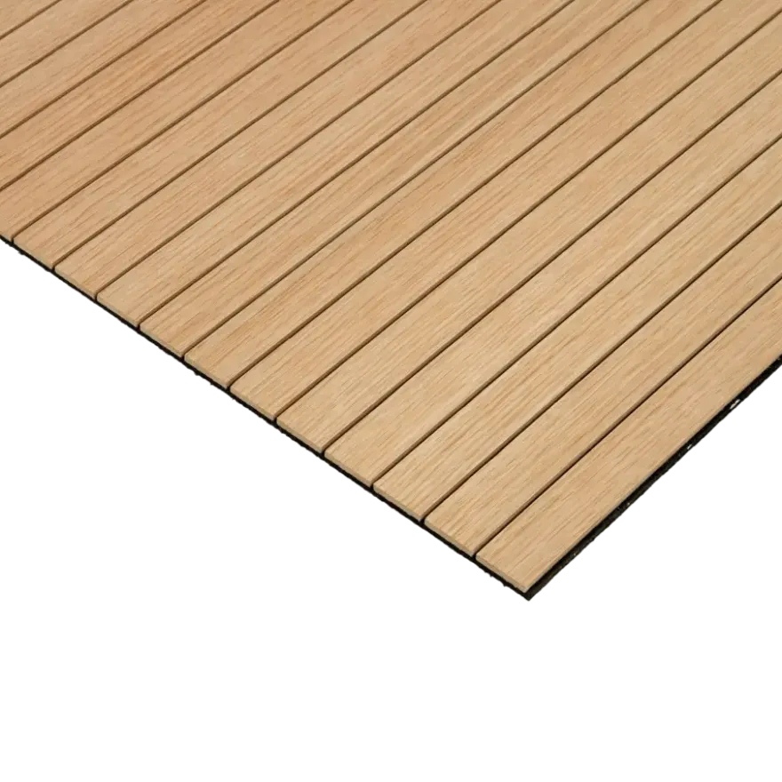 Kleurstaal lattenwand flexibel licht eiken 20x30 cm