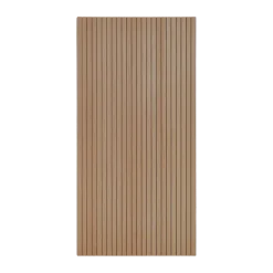 Kleurstaal lattenwand flexibel walnoot 20x30 cm