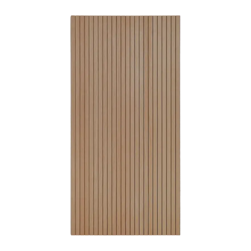 Kleurstaal lattenwand flexibel walnoot 20x30 cm