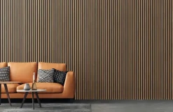Kleurstaal lattenwand geolied eiken 20x30 cm