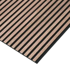Kleurstaal lattenwand Melbourne walnoot 20x30cm