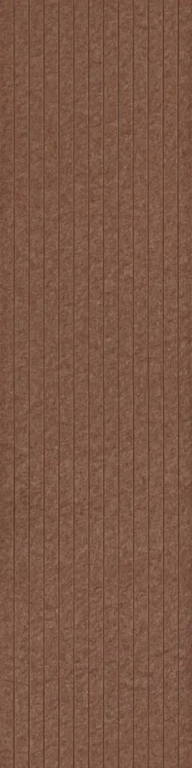 Kleurstaal lattenwand vilt terra 20x30 cm