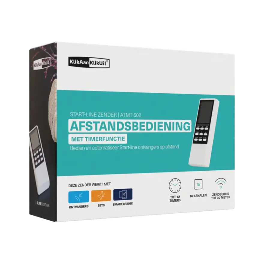 KlikAanKlikUit Afstandsbediening ATMT-502 met Timerfunctie