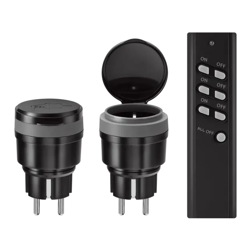 KlikAanKlikUit schakelset AGC2-3500R met afstandsbediening en 2x stopcontact