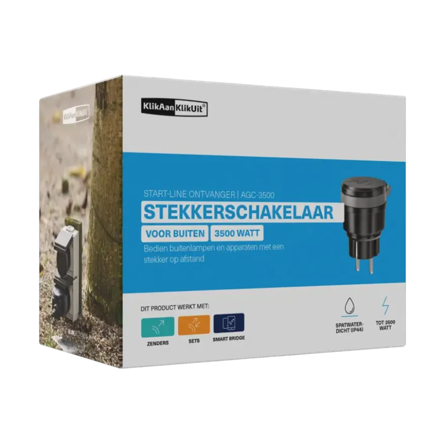 KlikAanKlikUit Stopcontact Schakelaar AGC-3500 Buiten