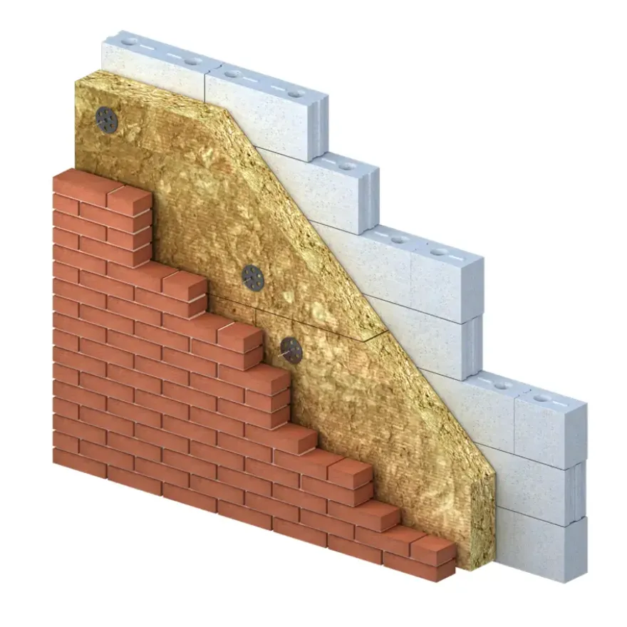 Knauf steenwol isolatieplaten 120x60cm, dikte 5cm (Rd1.4) 7,2m² 10st