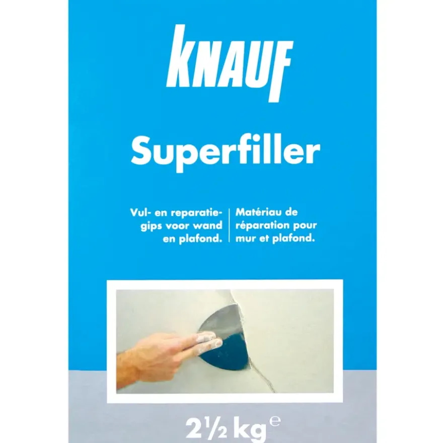 Knauf Superfiller vul- en reparatiegips 2,5 kg