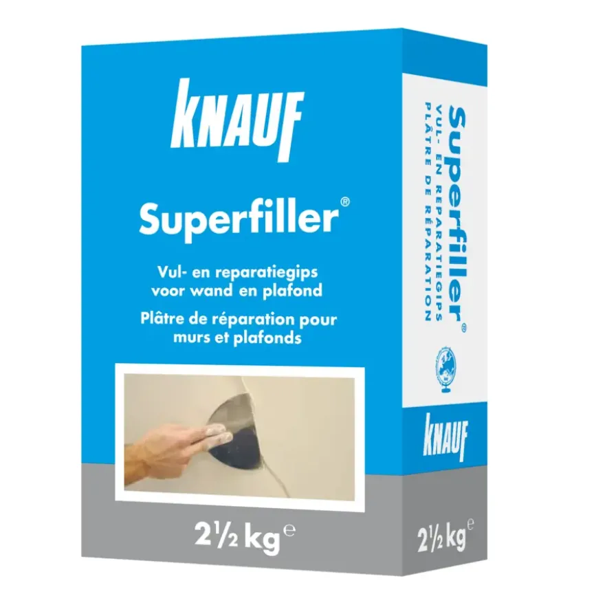 Knauf Superfiller vul- en reparatiegips 2,5 kg