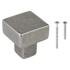 Knop Almar antiek ijzer 31mm