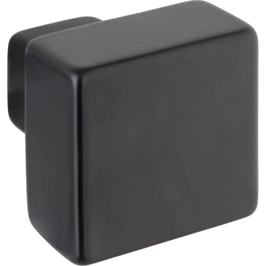 Knop Almar zwart 31mm
