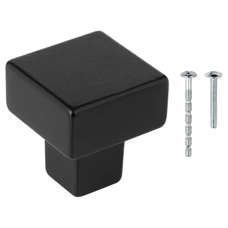 Knop Almar zwart 31mm