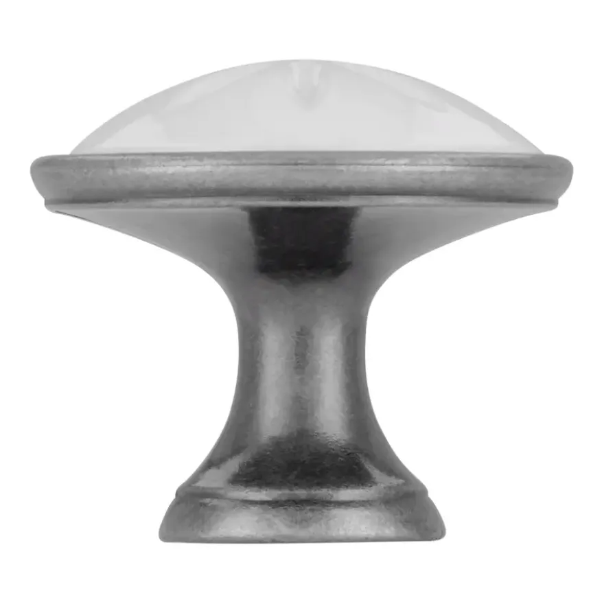 Knop Claudia wit 34mm
