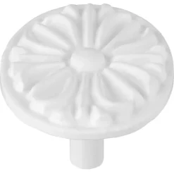 Knop Elian wit 38mm