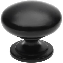 Knop Hilde zwart 32 mm