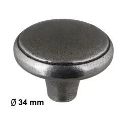 Knop Jaya tin look 34mm