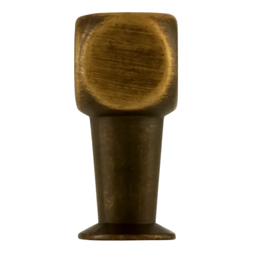 Knop Jelle messing gezwart 10mm