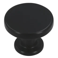 Knop Jelmer zwart mat 30mm