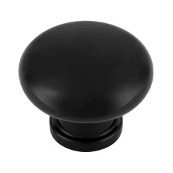 Knop Juliette zwart 40mm