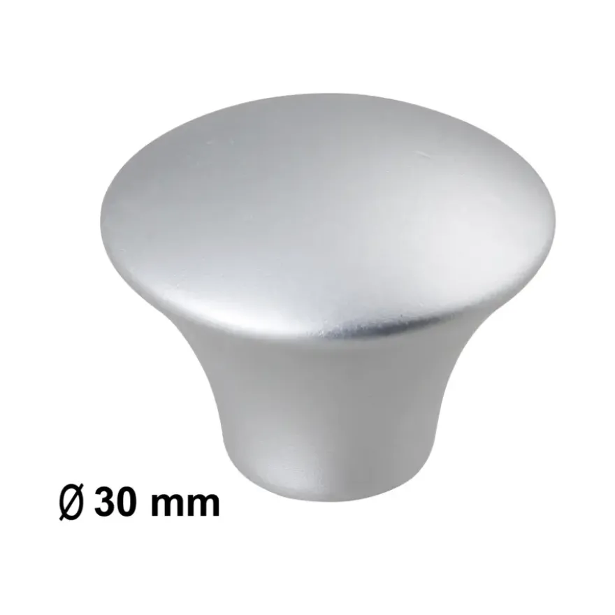 Knop Kitty aluminium 30mm