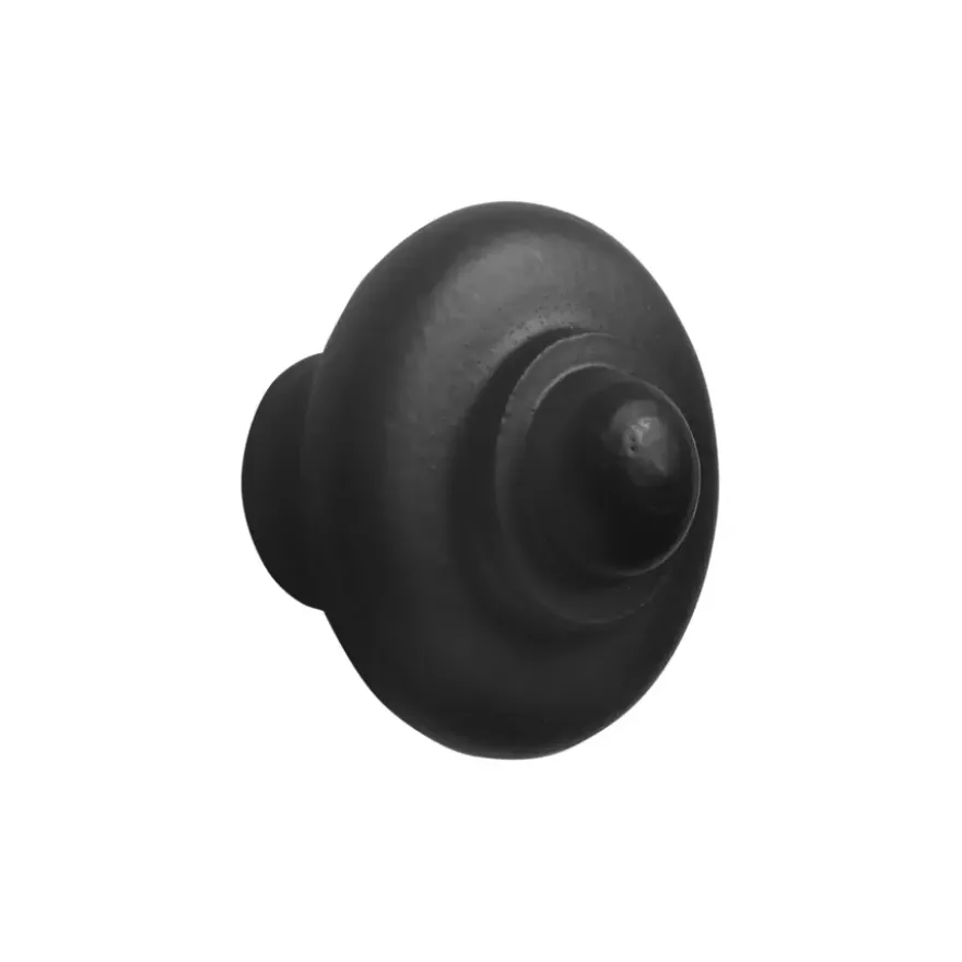Knop Lydia zwart 42mm
