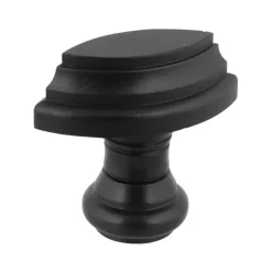 Knop Mieke zwart 53mm