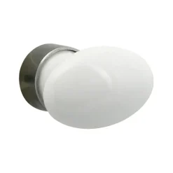 Knop Ovaal wit 32mm