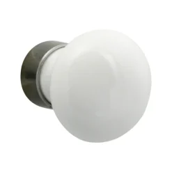 Knop Porselein wit 30mm