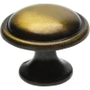 Knop Quinty messing antiek 29mm