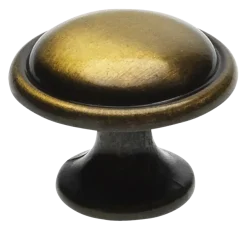 Knop Quinty messing antiek 29mm