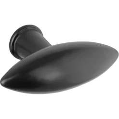 Knop Senna zwart 55mm