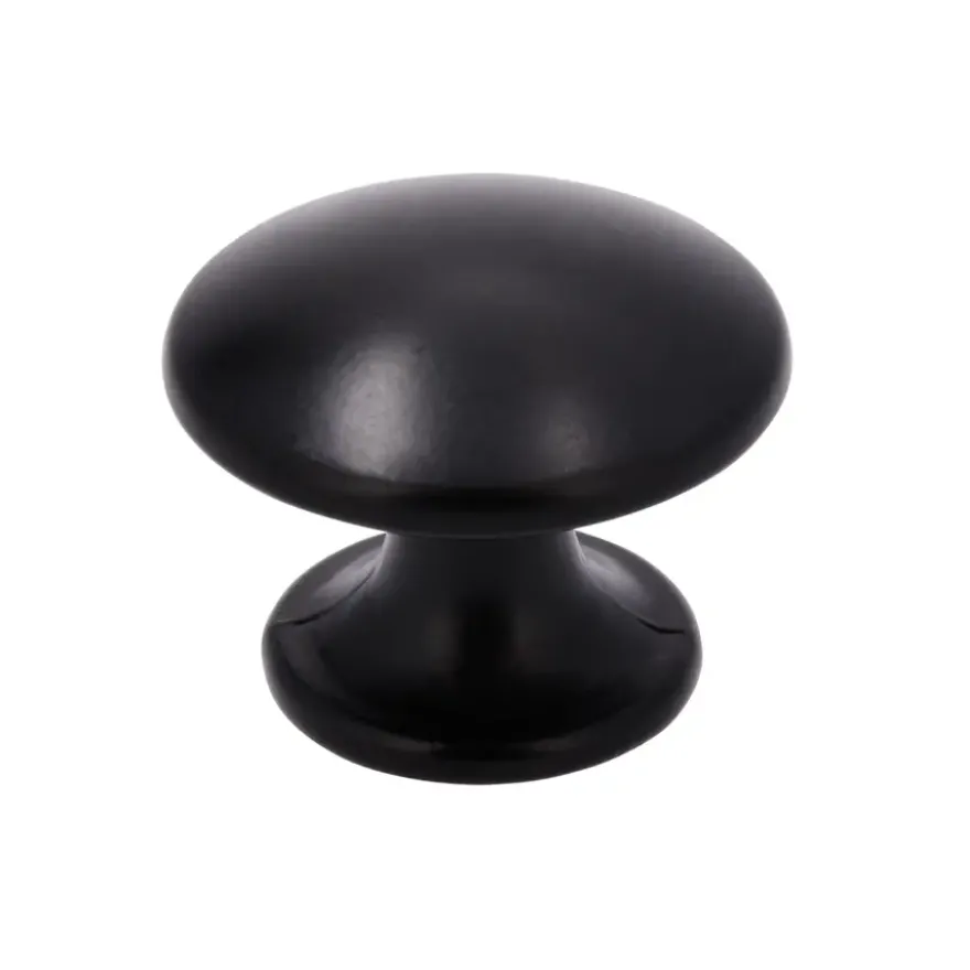 Knop Sophia zwart 25mm