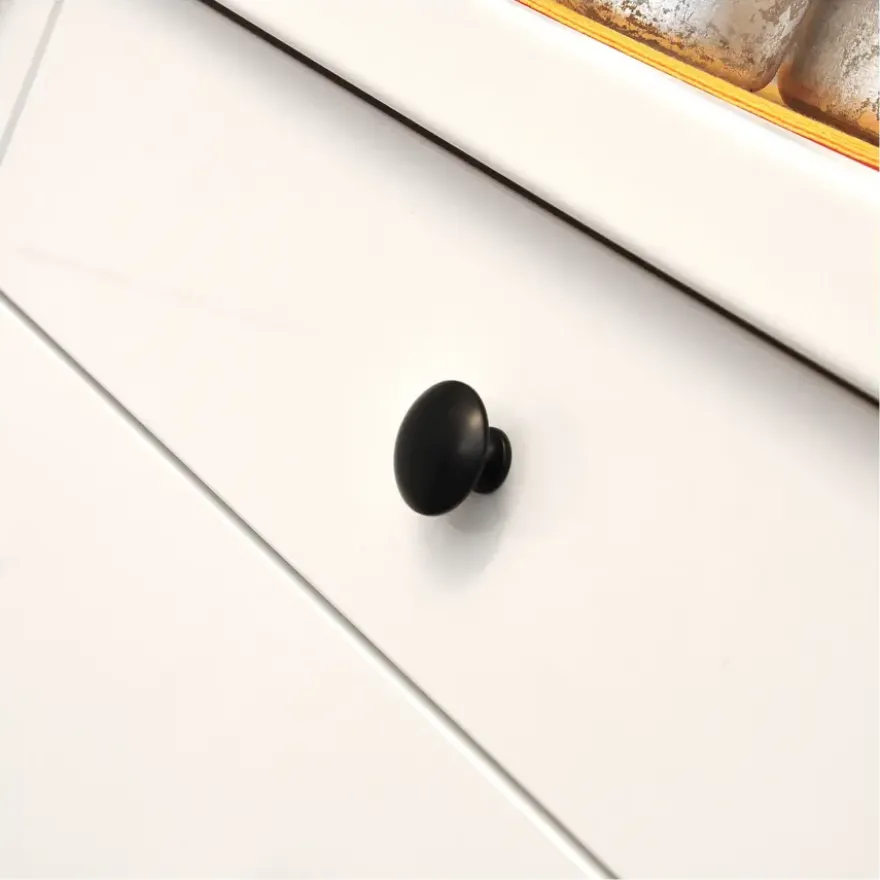 Knop Sophia zwart 25mm