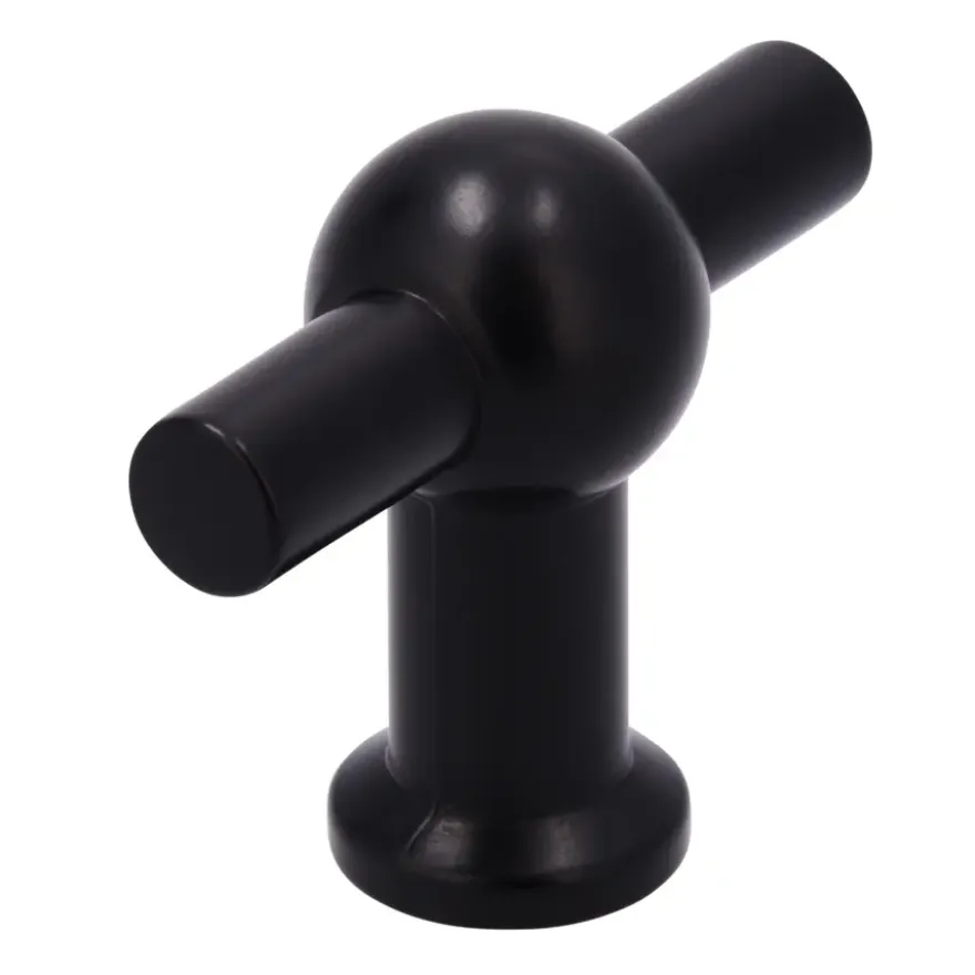 Knop Thea zwart 50mm