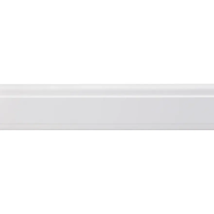 Koplat MDF klassiek wit gegrond 12x68mm 270cm