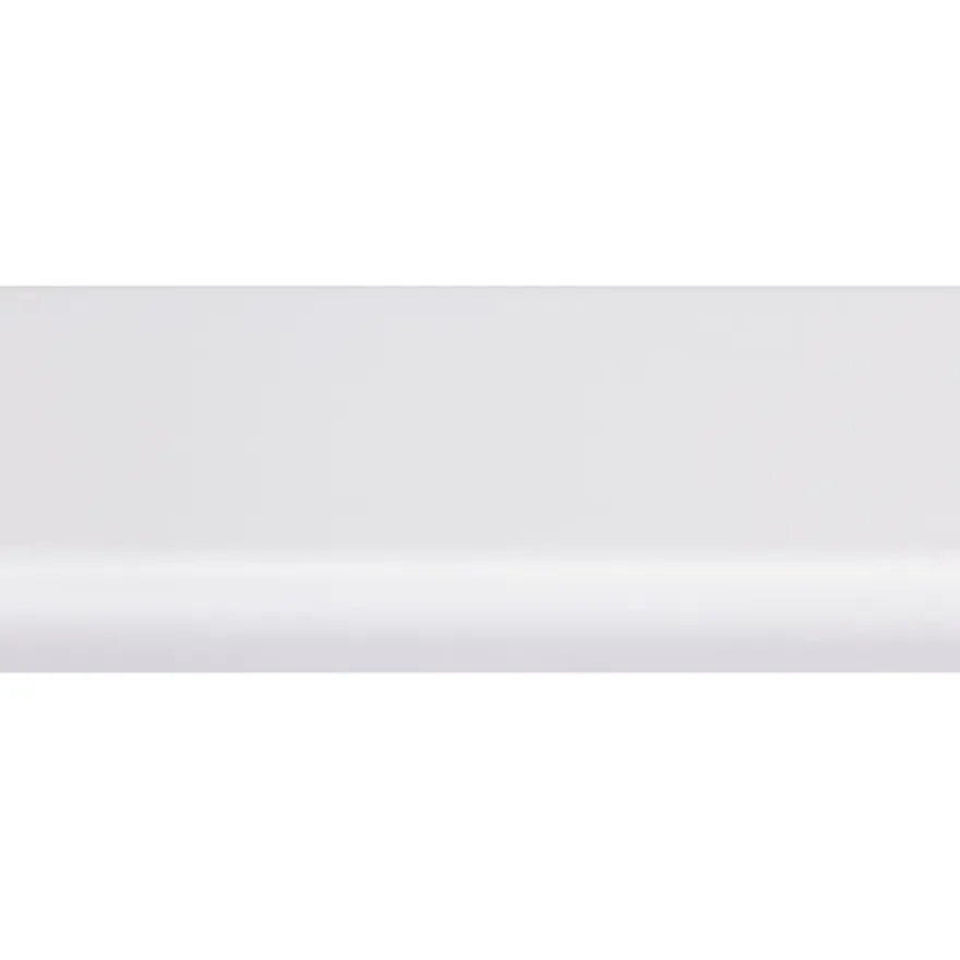 Koplat recht grenen wit gelakt 12x68mm 270cm