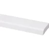 Koplat schuin grenen wit gelakt 12x45mm 270cm