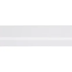 Koplat schuin grenen wit gelakt 12x45mm 270cm