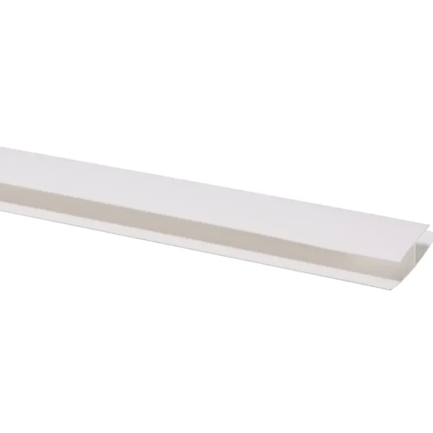Koppelprofiel voor kunststof schroot, lengte 270 cm wit