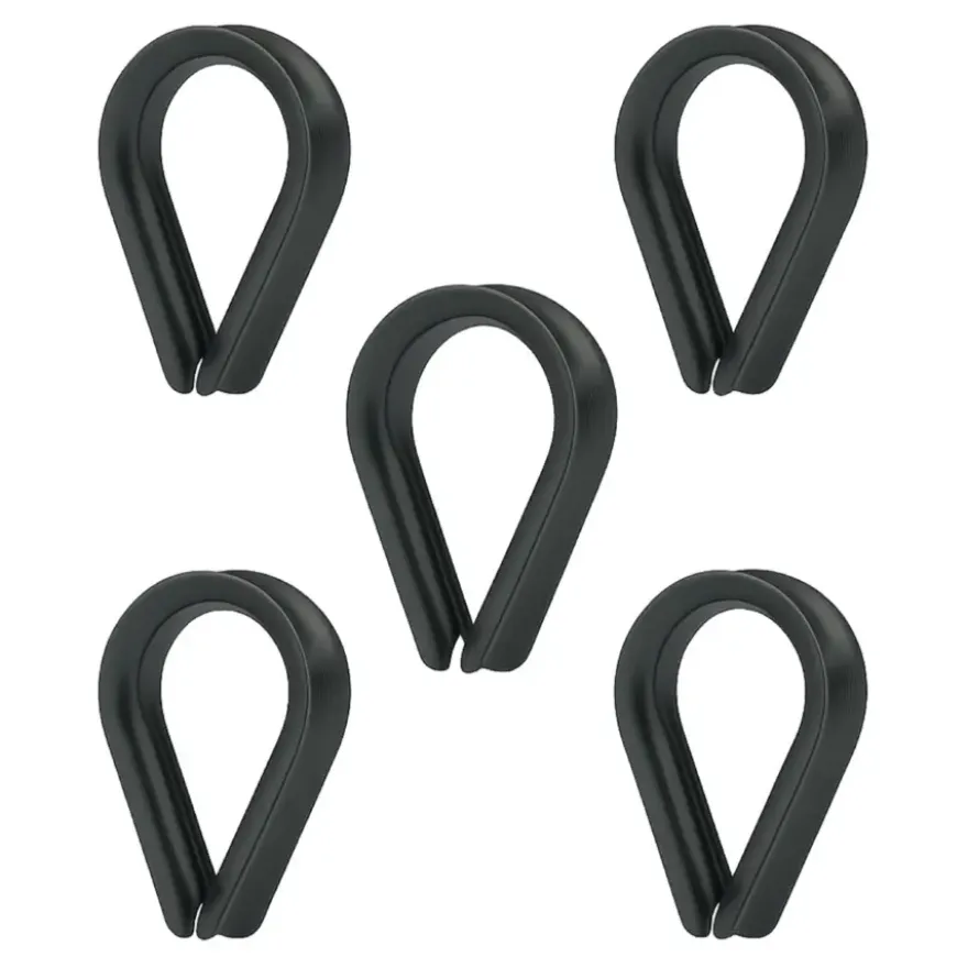 Kousset 3mm RVS Zwart 3st