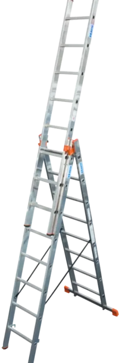 Krause Tribilo Schuifladder 3 x 8 treden