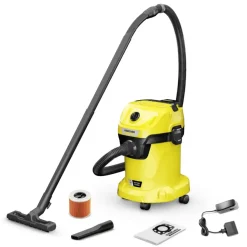 Kärcher 18V nat- en droogzuiger 17L WD3 (incl. 5.0Ah accu + oplader)