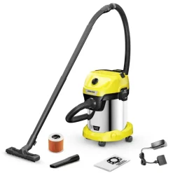 Kärcher 18V nat- en droogzuiger 17L WD3 S (incl. 5.0Ah accu + oplader)