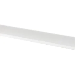 Kunststof afwerkprofiel wit zelfklevend 40x4 mm lengte 260 cm